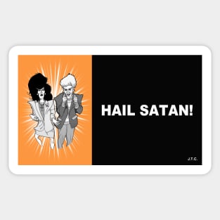 MR. SHOW: HAIL SATAN CHICK TRACT Sticker